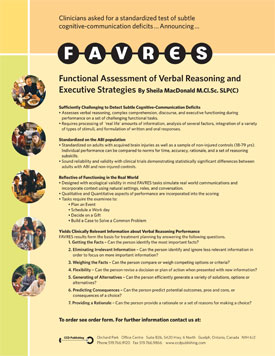 Examine the FAVRES Information Sheet